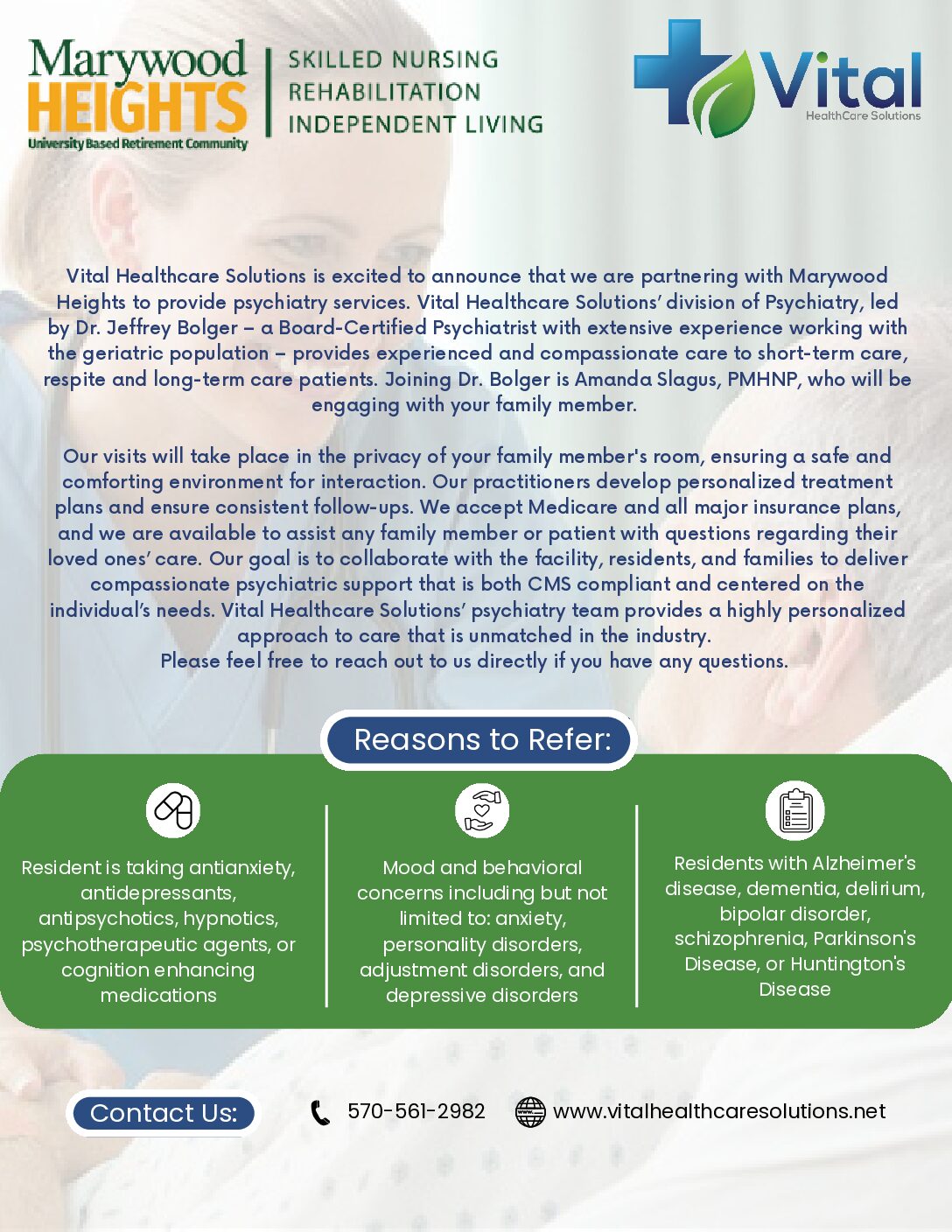 Marywood Heights Psychiatry Flyer 2025
